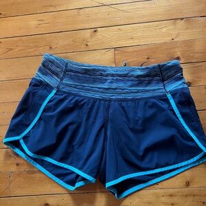 Lululemon blue shorts size 4